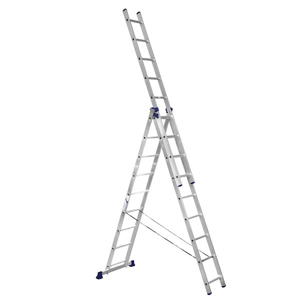 კიბე Alumet 5309, Three-section universal aluminum ladder კიბე Alumet 5309, Three-section universal aluminum ladder